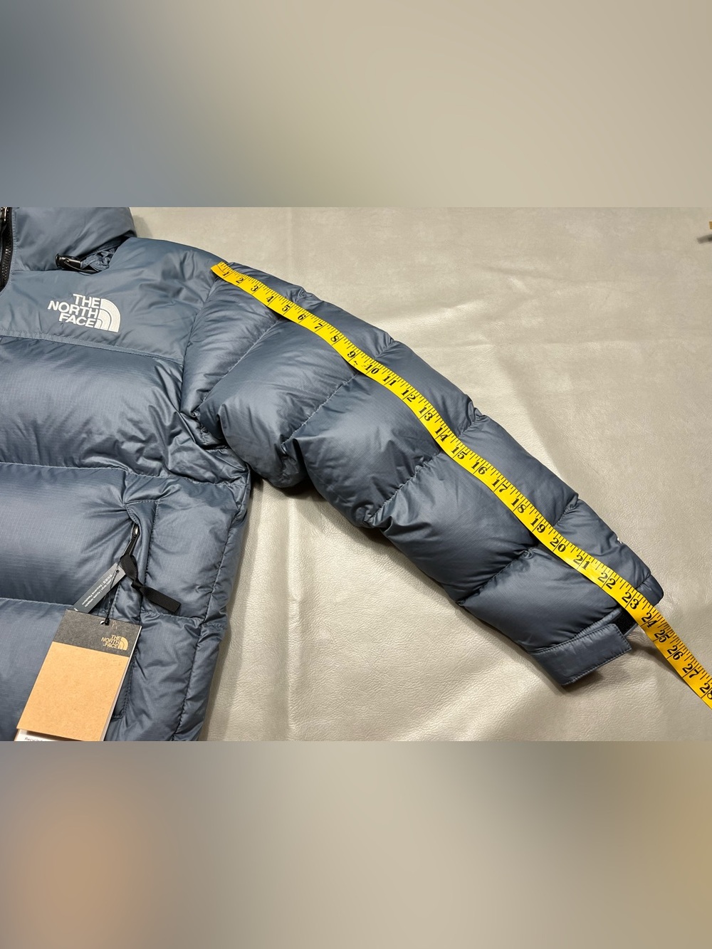 The North Face Womens 1996 Retro Nuptse Jacket Granite Grey Size XL 700 Down NWT - Picture 12 of 16